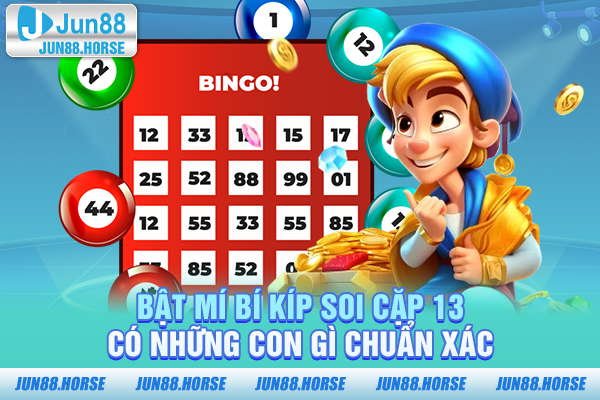 Bật mí bí kíp soi cặp 13 có những con gì chuẩn xác