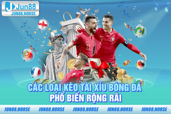 Các loại kèo tài xỉu bóng đá phổ biến rộng rãi